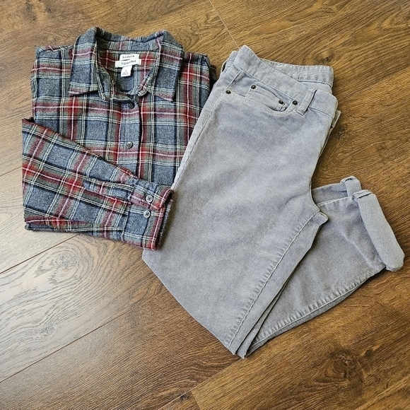 J. Crew Pants - J. Crew Grey Corduroy Straight Leg